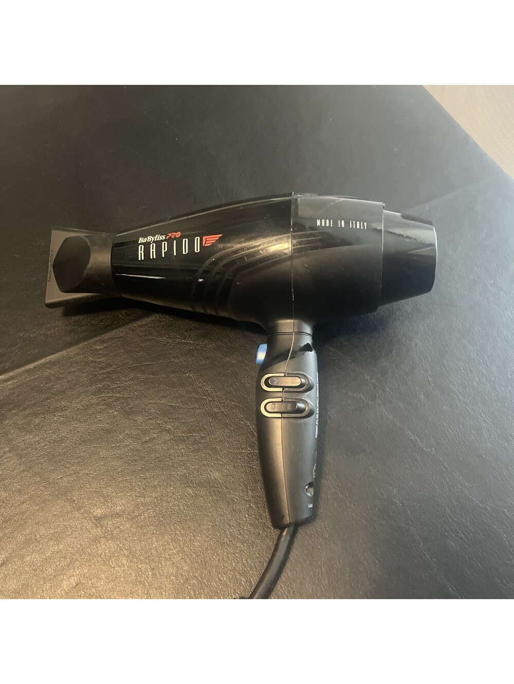 BaBylissPRO BF7000 Rapido Professional Hair Dryer - Black - TESTED - WORKS